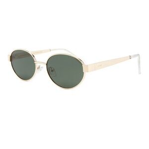 NWT Banbe The Evangelista Sunglasses in Gold & Green